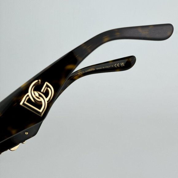 D&G DG4435 502/73 BRAND NEW Sunglasses Havana Dark Brown Cat Eye Women main image 10
